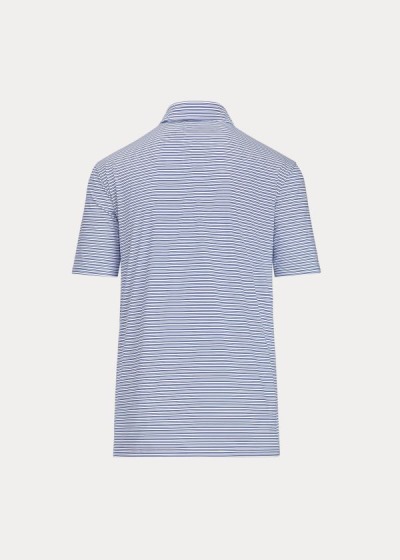 Polos Ralph Lauren Hombre Blancos / Azul Rey - Classic Fit Performance - BICVS5087